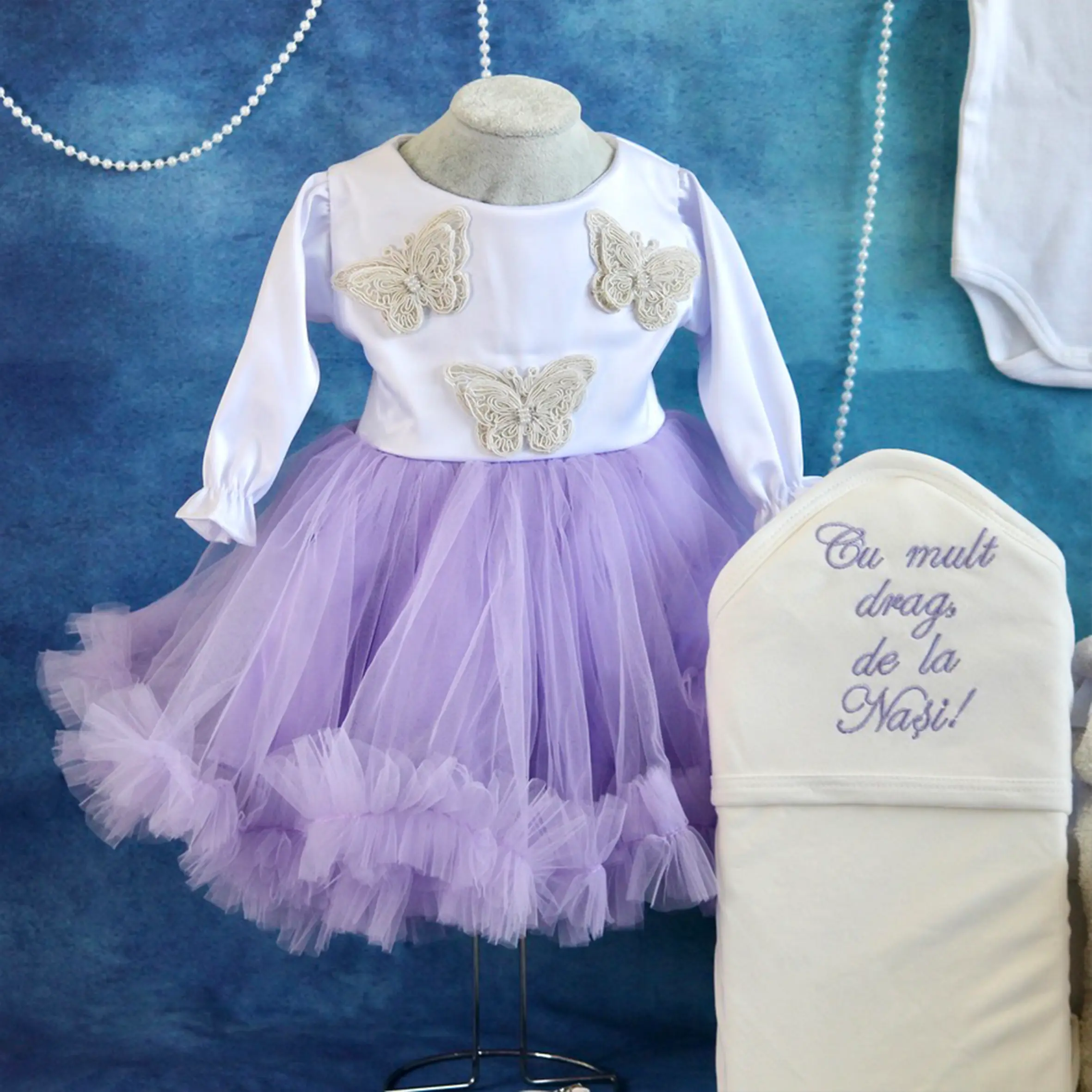 rochita compleu botez ana mov tull cret