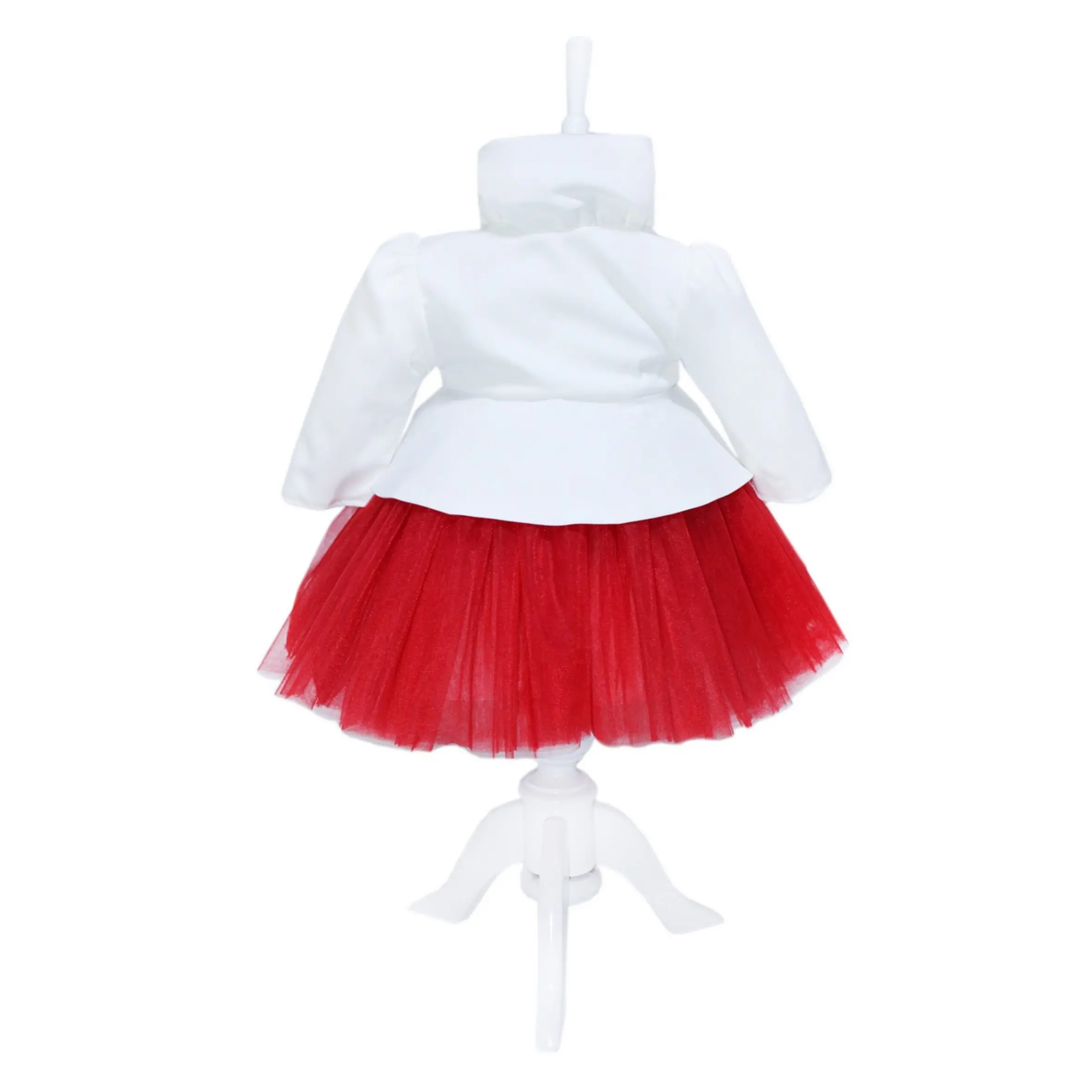 rochita botez scufita rosie bolero alb